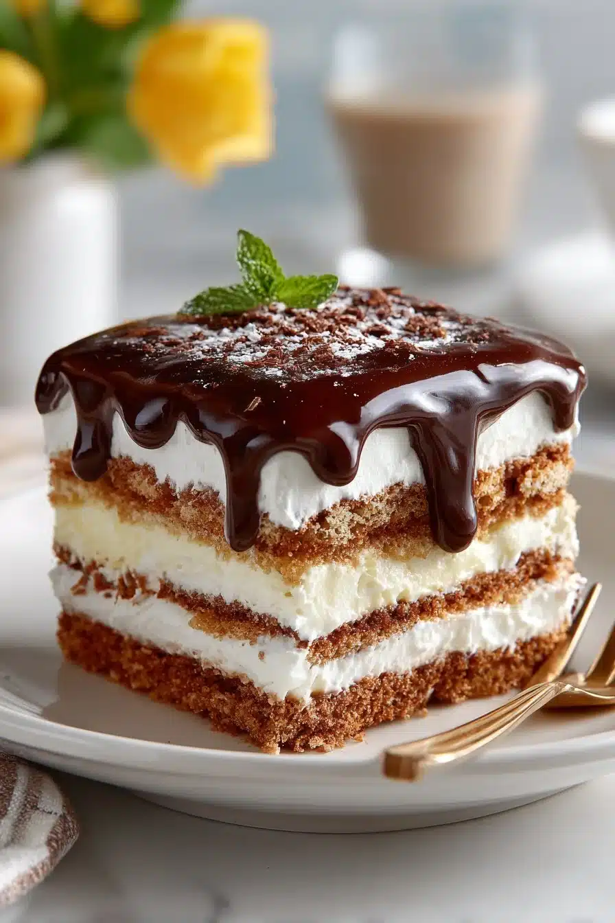 Layered Graham Cracker No Bake Chocolate Eclair Cake layered graham cracker no bake chocolate eclair ca 2026 06 11 021840