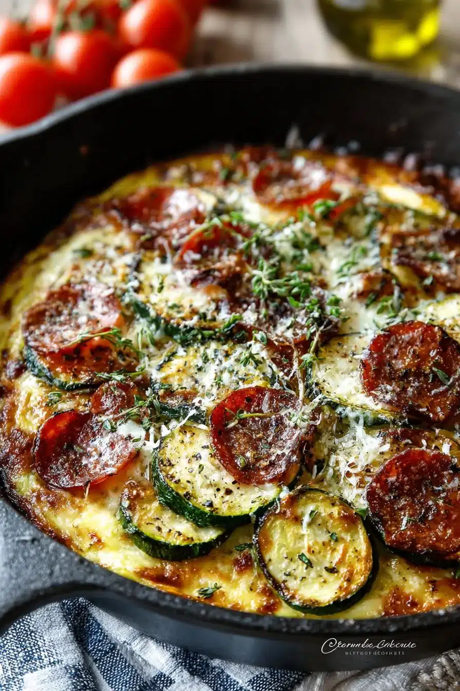 low carb crustless zucchini pizza skillet 2026 06 10 023713 2