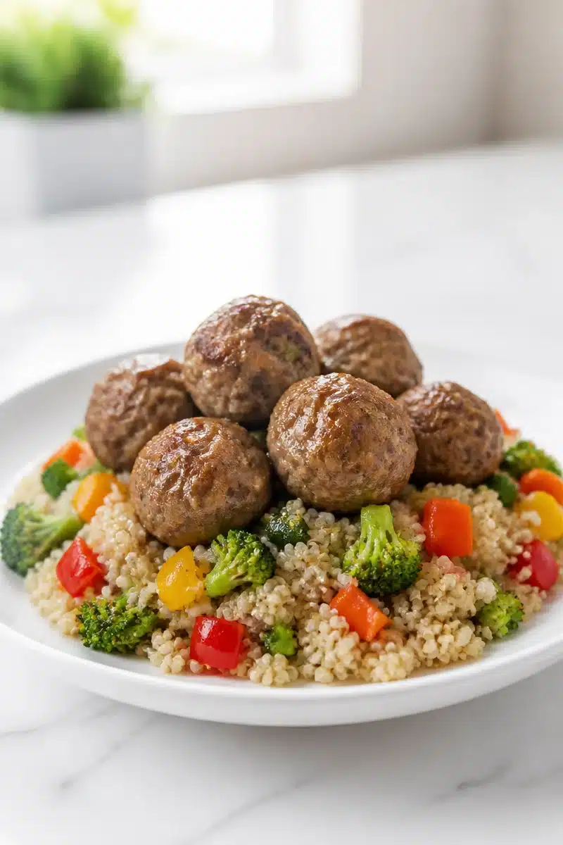 Meal Prep Beef Meatball And Quinoa Bowl meal prep beef meatball and quinoa bowl 2026 06 23 051036