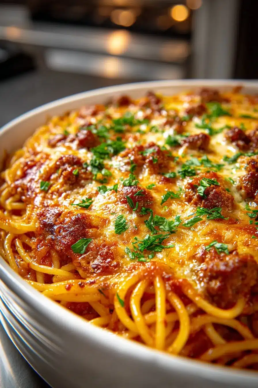 Meat Lovers Baked Spaghetti Casserole meat lovers baked spaghetti casserole 2026 06 07 050922 2