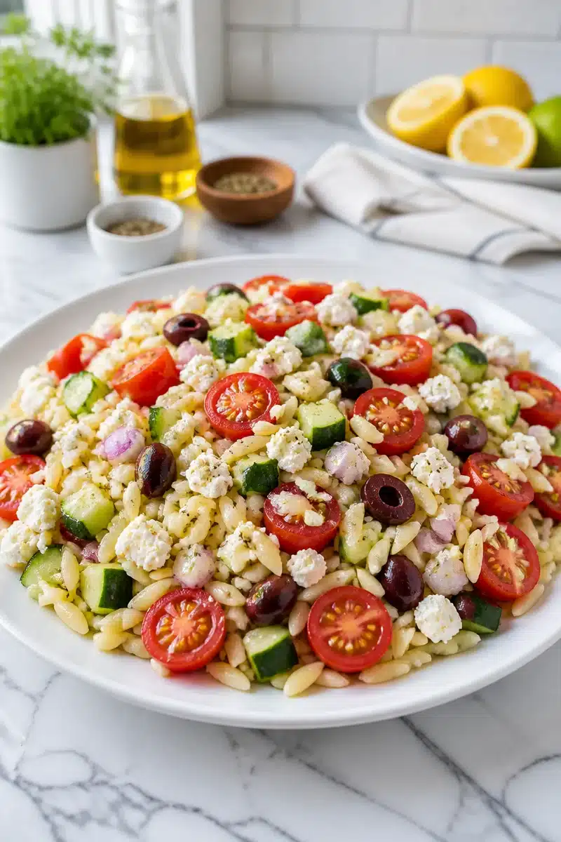 Mediterranean Orzo And Feta Pasta Salad Recipes mediterranean orzo and feta pasta salad recipes 2026 06 30 230719
