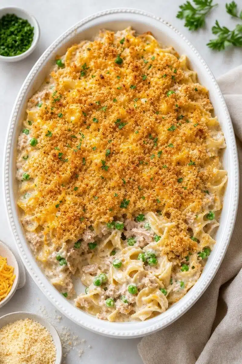 Old Fashioned Pea and Tuna Noodle Casserole old fashioned pea and tuna noodle casserole 2026 06 14 184601