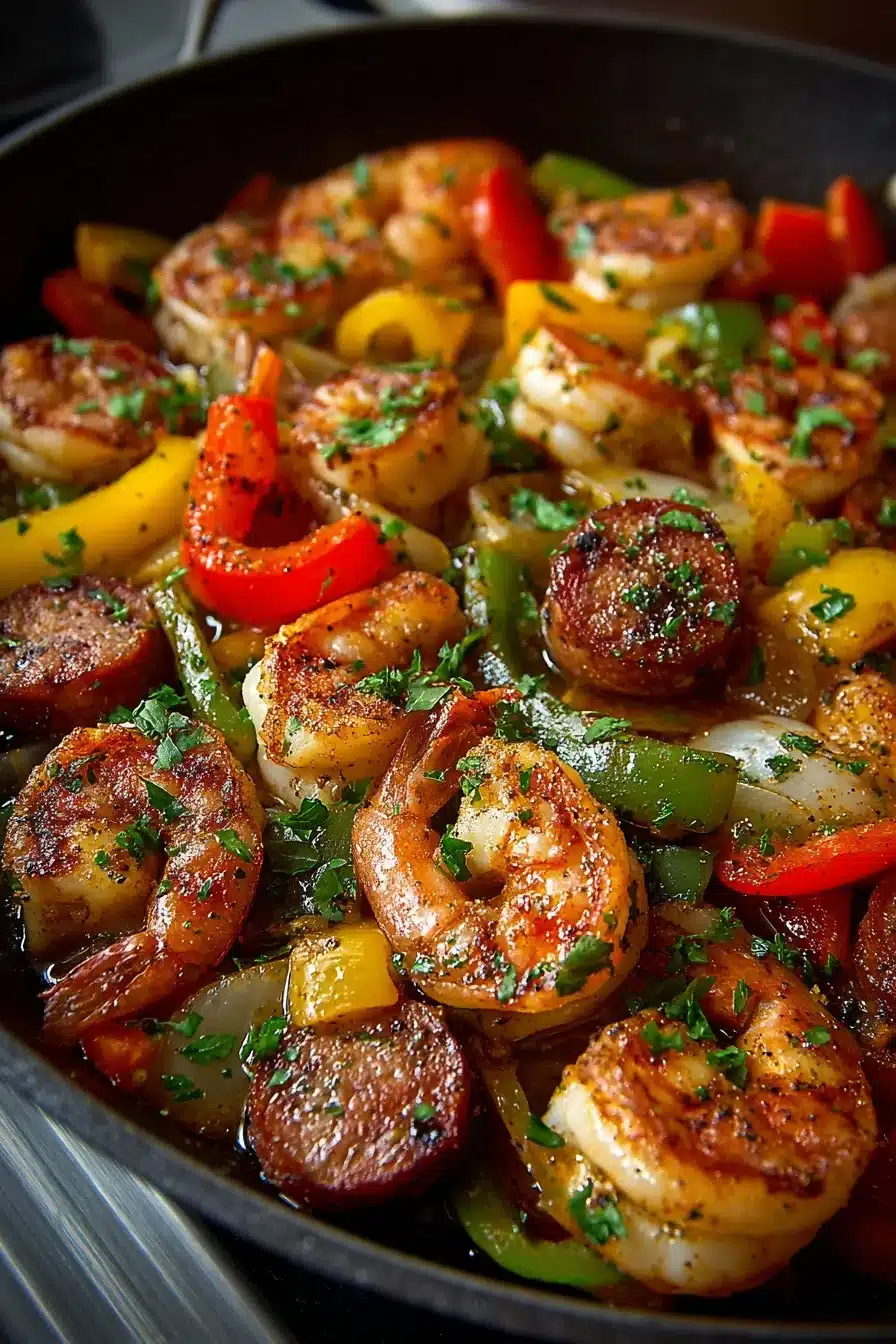 One Pan Cajun Shrimp and Sausage one pan cajun shrimp and sausage 2026 06 10 022506