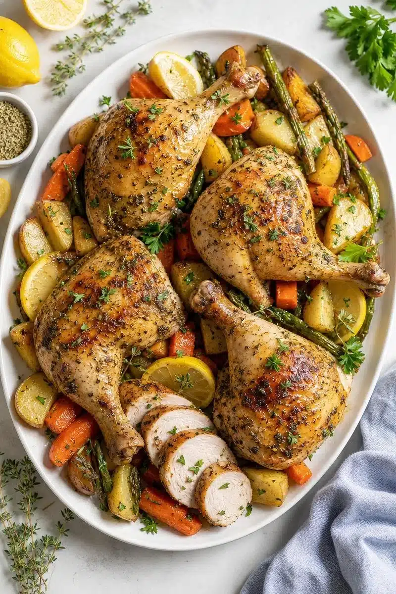 One Pan Lemon Herb Chicken Leg Recipe one pan lemon herb chicken leg recipe 2026 06 15 162158