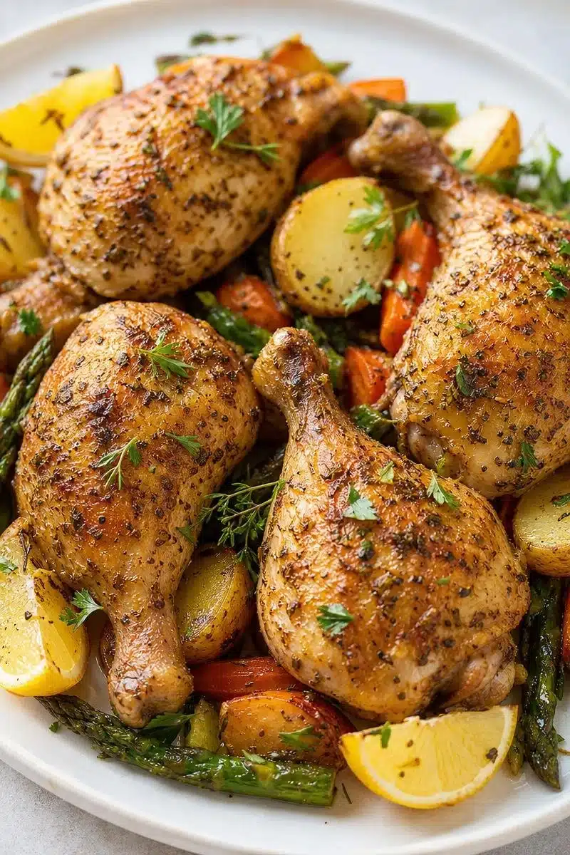 One Pan Lemon Herb Chicken Leg Recipe one pan lemon herb chicken leg recipe 2026 06 15 162201 2