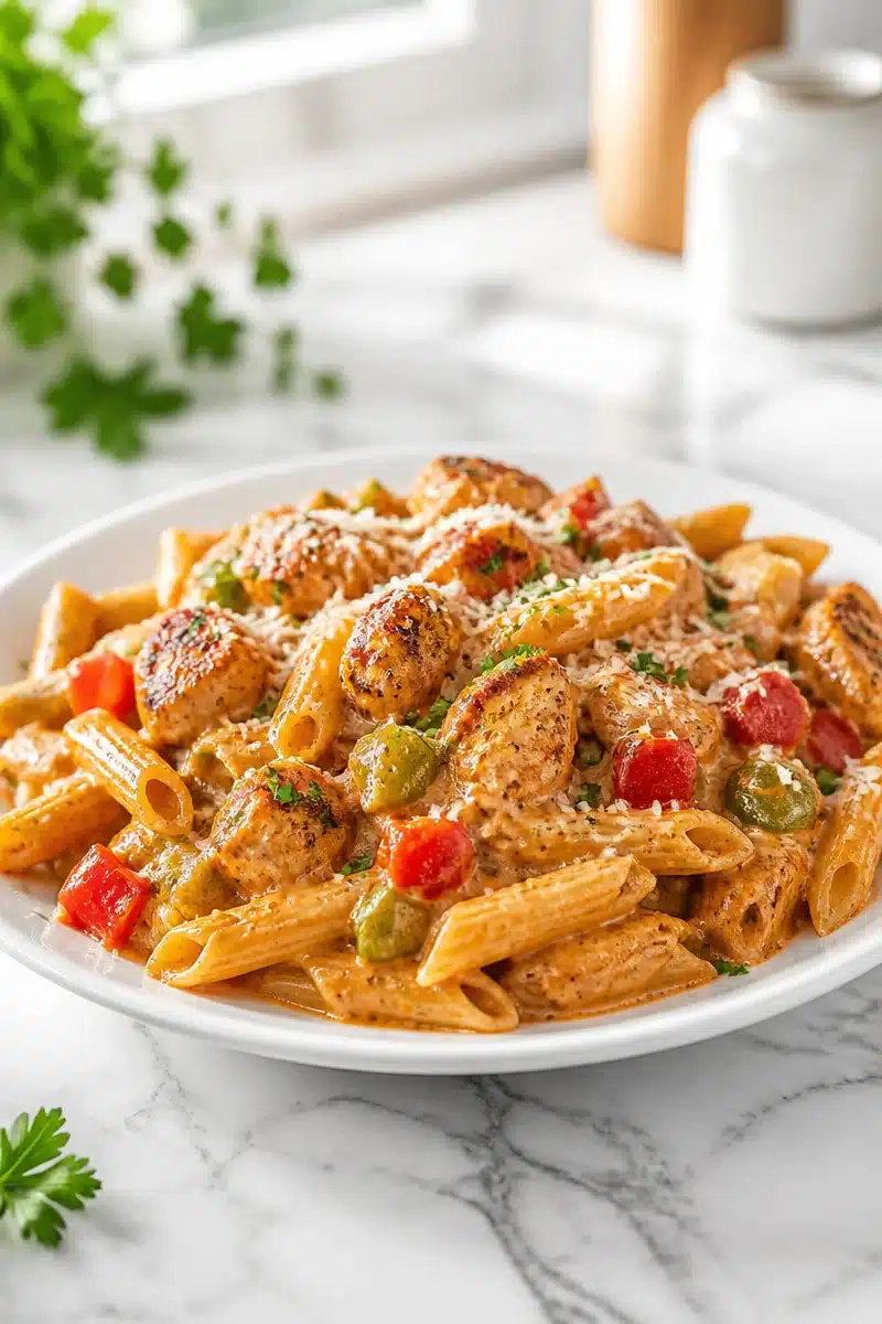 One Pot Creamy Cajun Chicken Pasta one pot creamy cajun chicken pasta 2026 06 19 031250