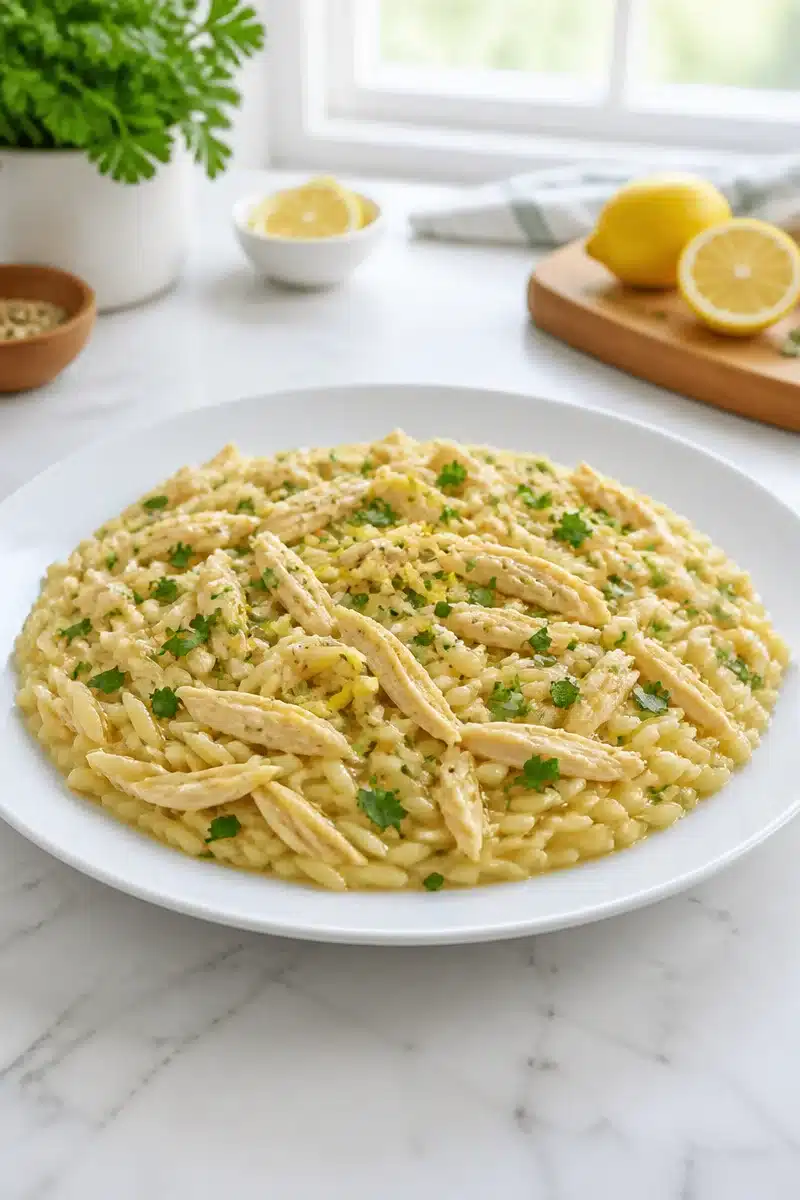 One Pot Lemon Orzo And Shredded Chicken one pot lemon orzo and shredded chicken 2026 06 28 023843