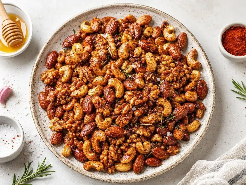 Oven Roasted Spicy Nut Snack Recipe oven roasted spicy nut snack recipe 2026 06 13 032955