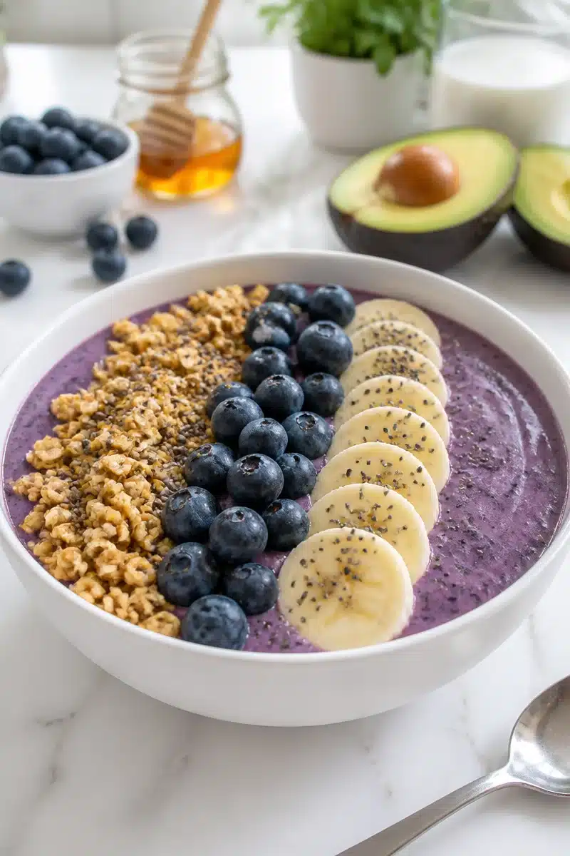 Quick 5 Minute Blueberry Avocado Smoothie Bowl quick 5 minute blueberry avocado smoothie bowl 2026 06 25 204934