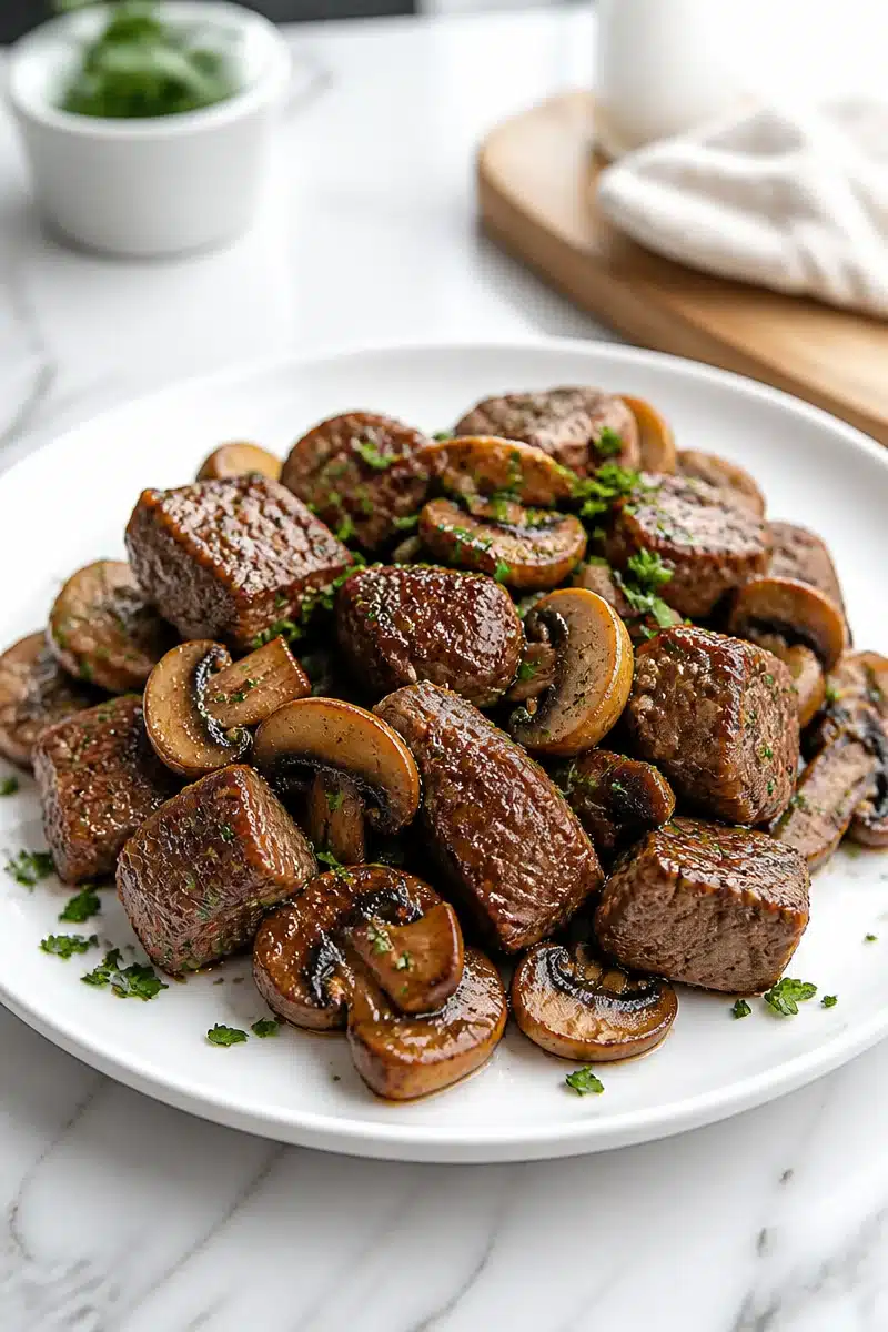 Quick Air Fryer Steak Bites And Mushroom quick air fryer steak bites and mushroom 2026 06 21 180127