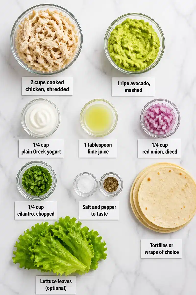Quick Creamy Avocado Chicken Salad Wrap quick creamy avocado chicken salad wrap 2026 06 20 160014 3