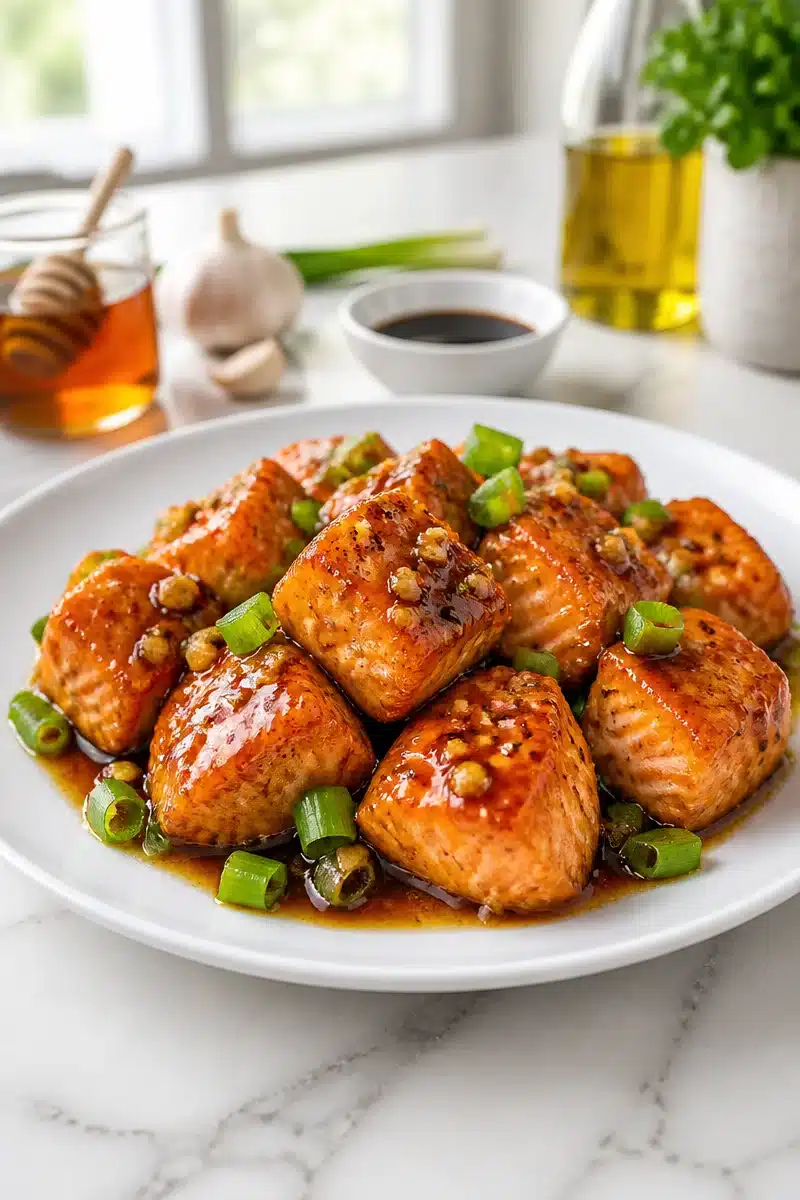 Quick Honey Garlic Salmon Bite Recipe quick honey garlic salmon bite recipe 2026 06 19 031242