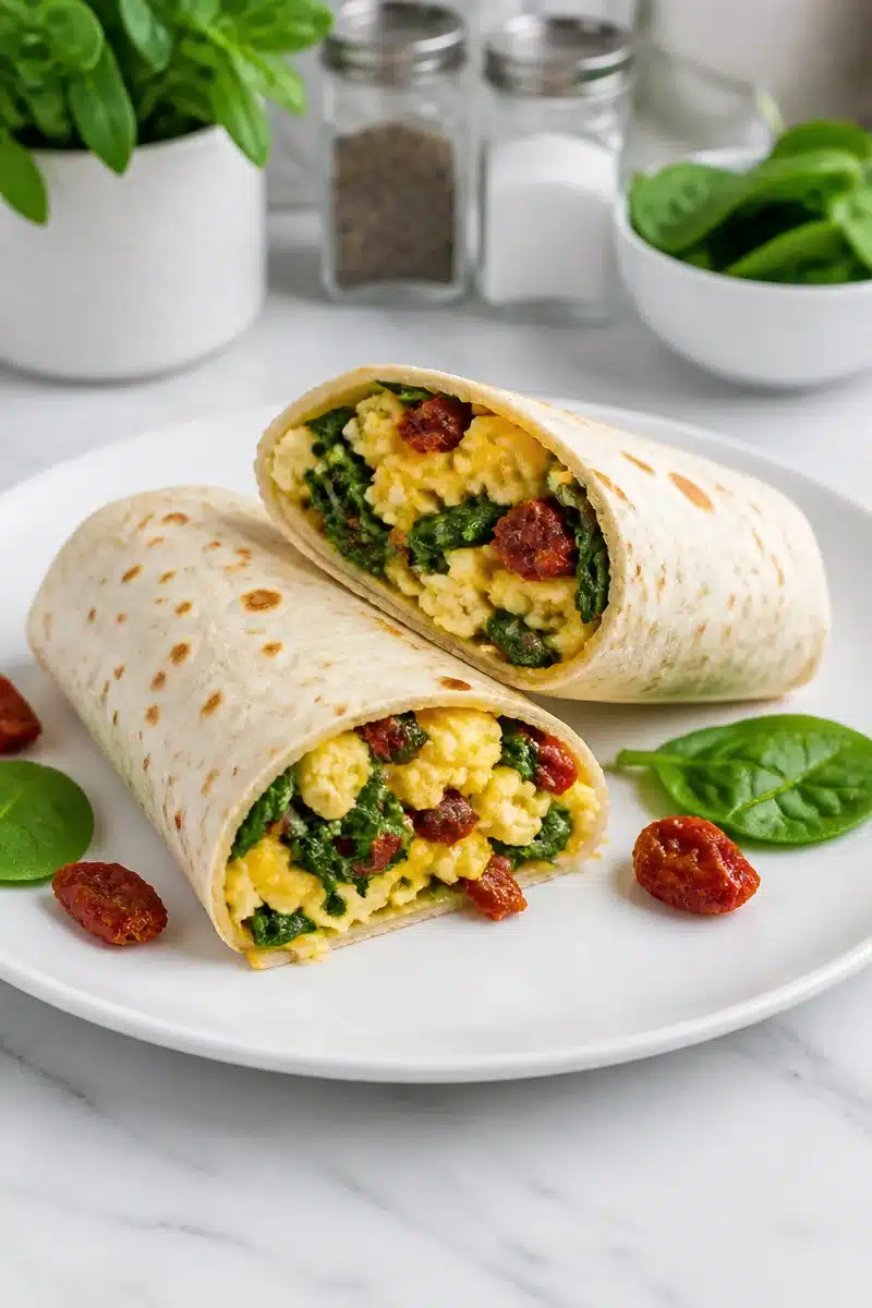 Quick Spinach And Sun Dried Tomato Egg Wraps quick spinach and sun dried tomato egg wraps 2026 06 28 023720