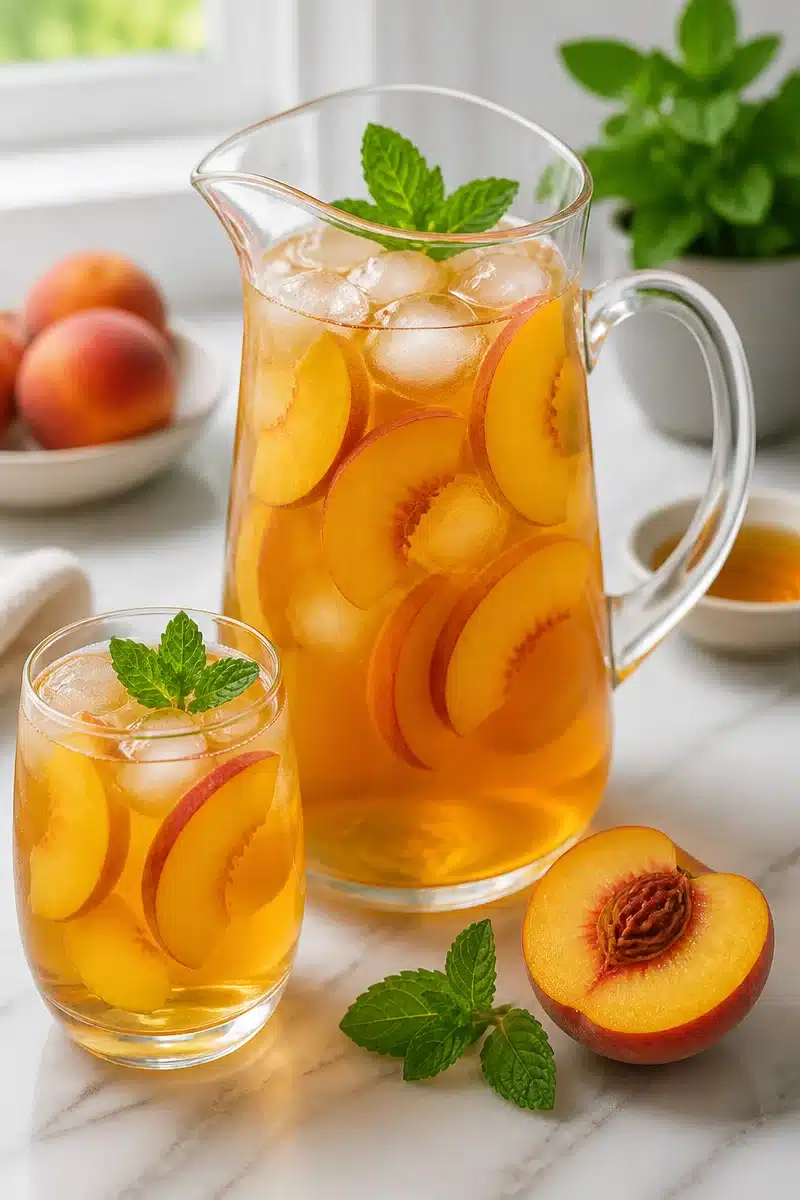 Refreshing Iced Peach White Tea Recipe refreshing iced peach white tea recipe 2026 06 21 180203