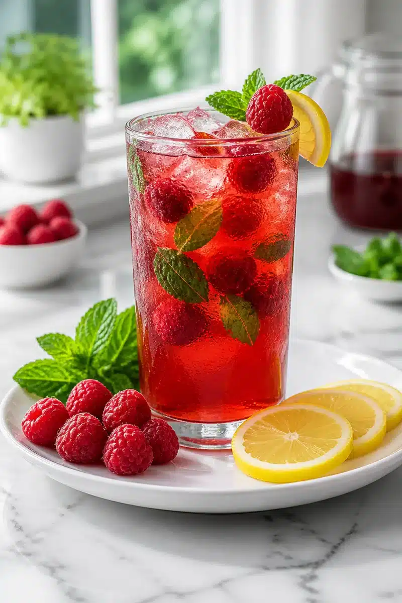 Refreshing Iced Raspberry Mint Tea refreshing iced raspberry mint tea 2026 06 20 153155