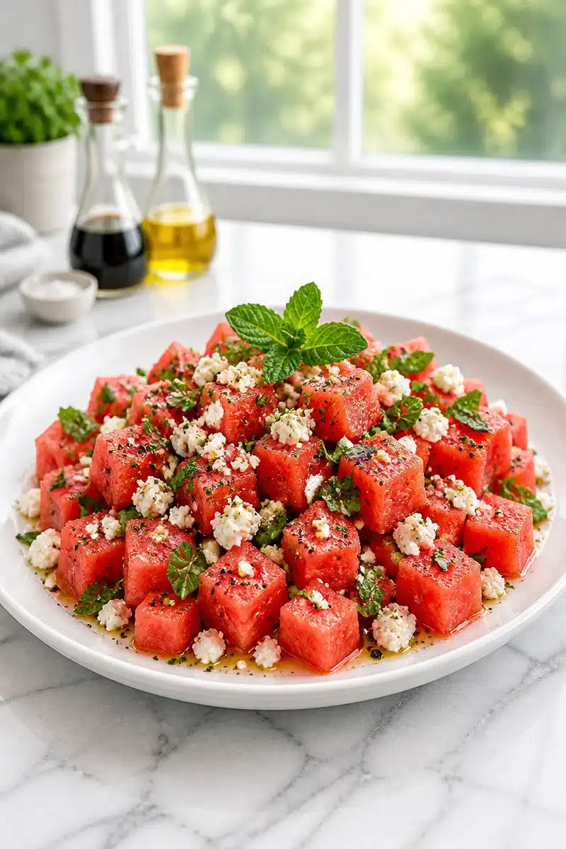 Refreshing Watermelon Feta And Mint Salad Recipe refreshing watermelon feta and mint salad recipe 2026 06 25 204949