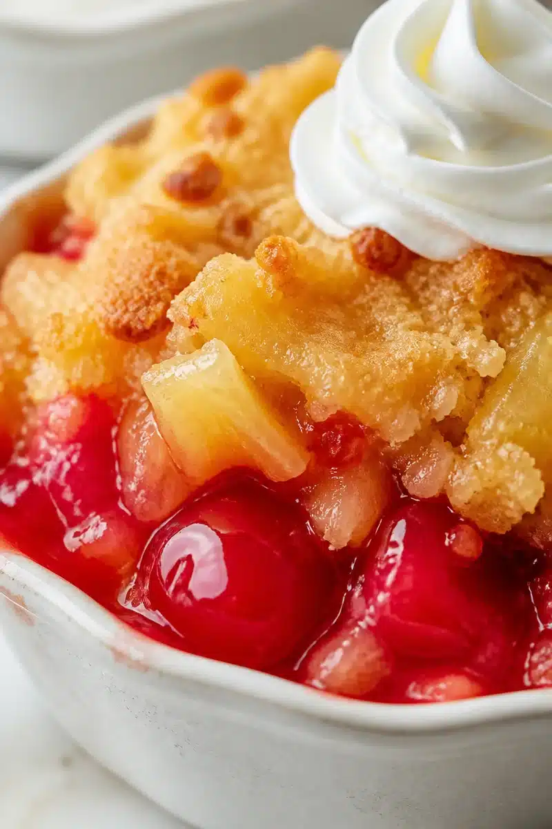 Retro Cherry Pineapple Dump Cake Dessert retro cherry pineapple dump cake dessert 2026 06 01 032811 2