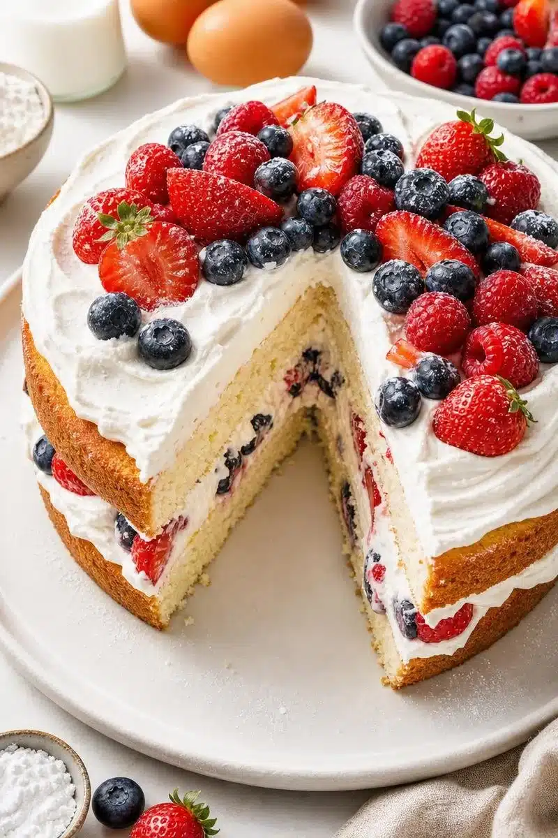 Rustic Bakery Style Berry Chantilly Cake rustic bakery style berry chantilly cake 2026 06 16 034021