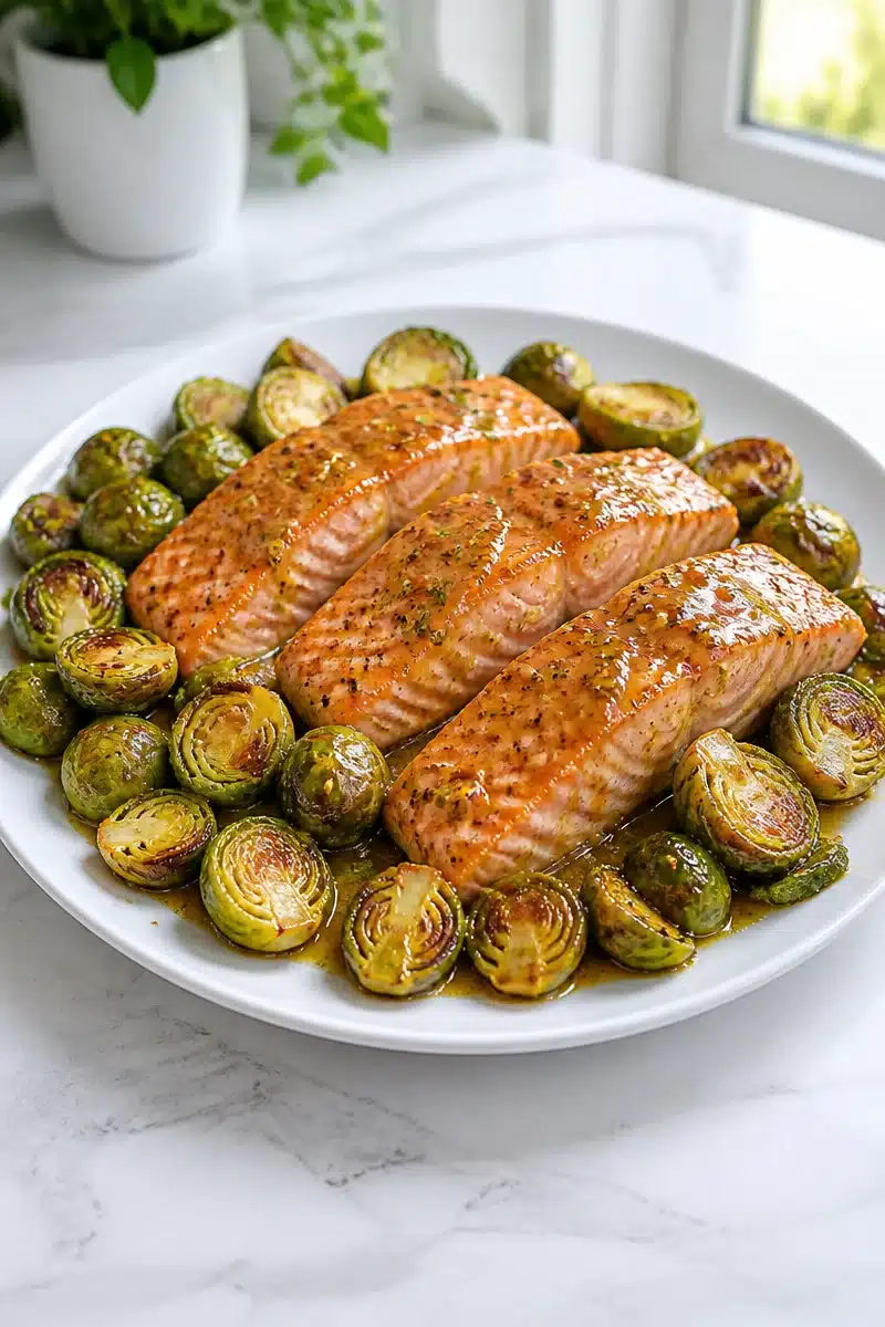 sheet pan honey mustard salmon and brussels sprout 2026 06 28 022343