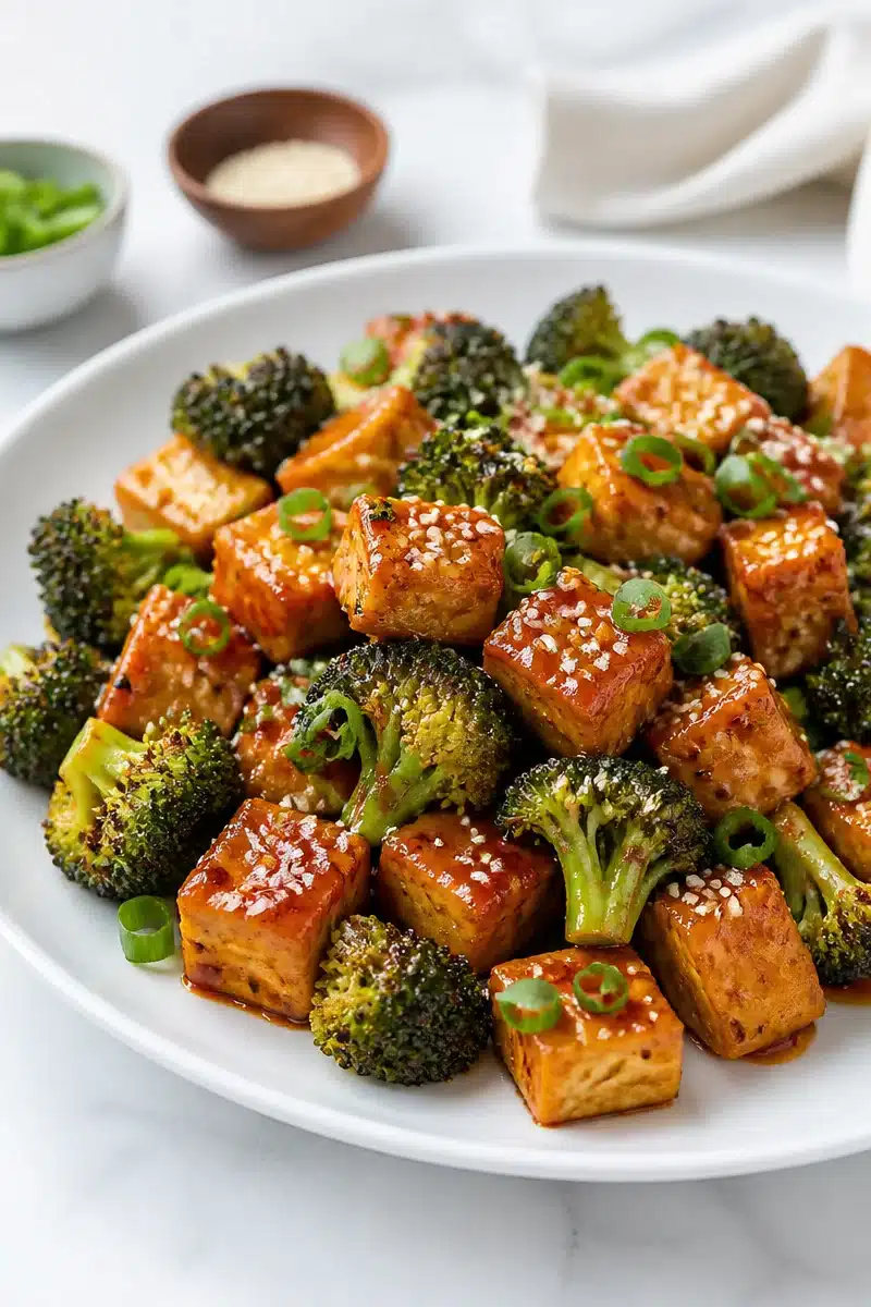 Sheet Pan Honey Sriracha Tofu And Broccoli sheet pan honey sriracha tofu and broccoli 2026 06 20 153657