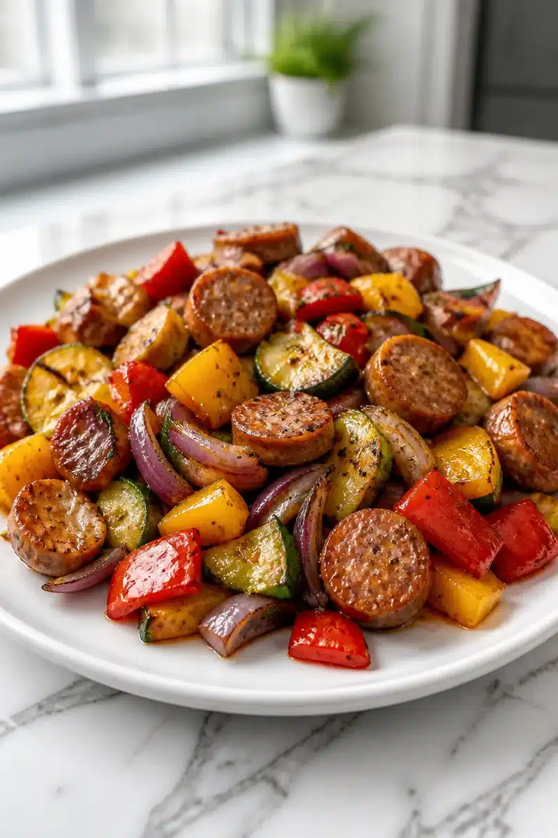 Sheet Pan Maple Mustard Turkey Sausage And Veggies sheet pan maple mustard turkey sausage and veggies 2026 06 29 192525
