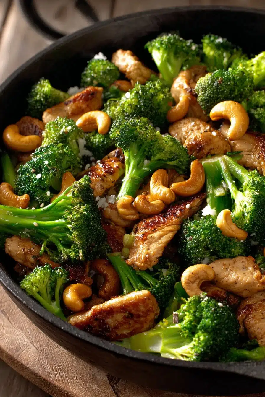 Skillet Cashew and Broccoli Chicken Stirfry skillet cashew and broccoli chicken stirfry 2026 06 09 031807