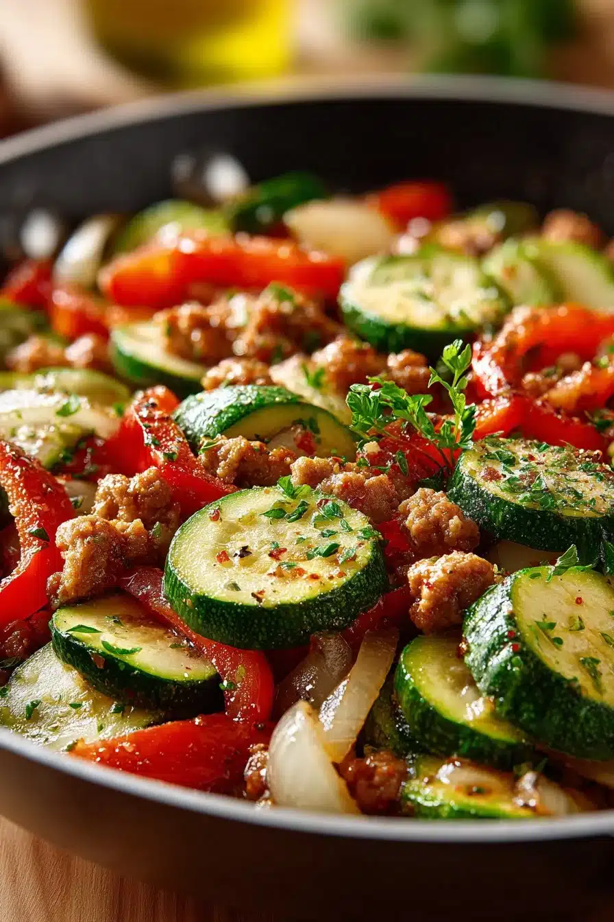 Skillet Ground Turkey and Zucchini skillet ground turkey and zucchini 2026 06 09 031246