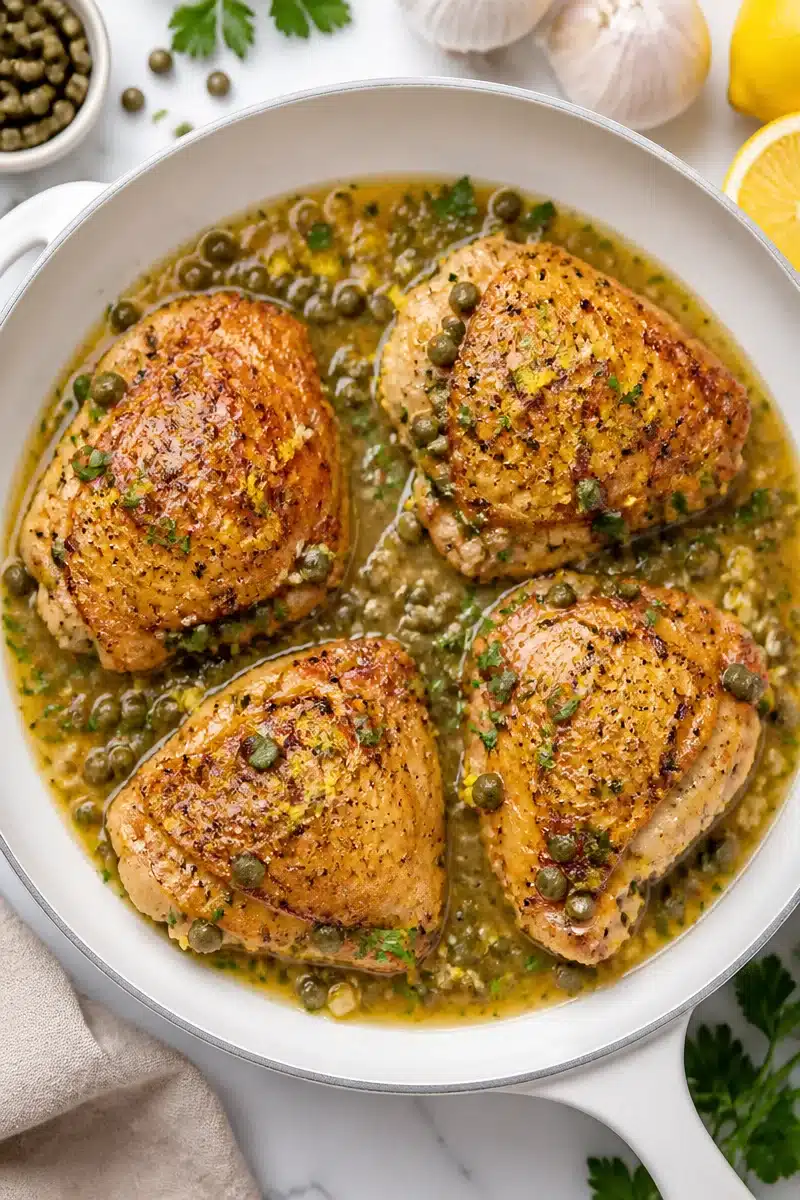 Skillet Lemon Caper Chicken Thigh Recipes skillet lemon caper chicken thigh recipes 2026 06 30 230559 2