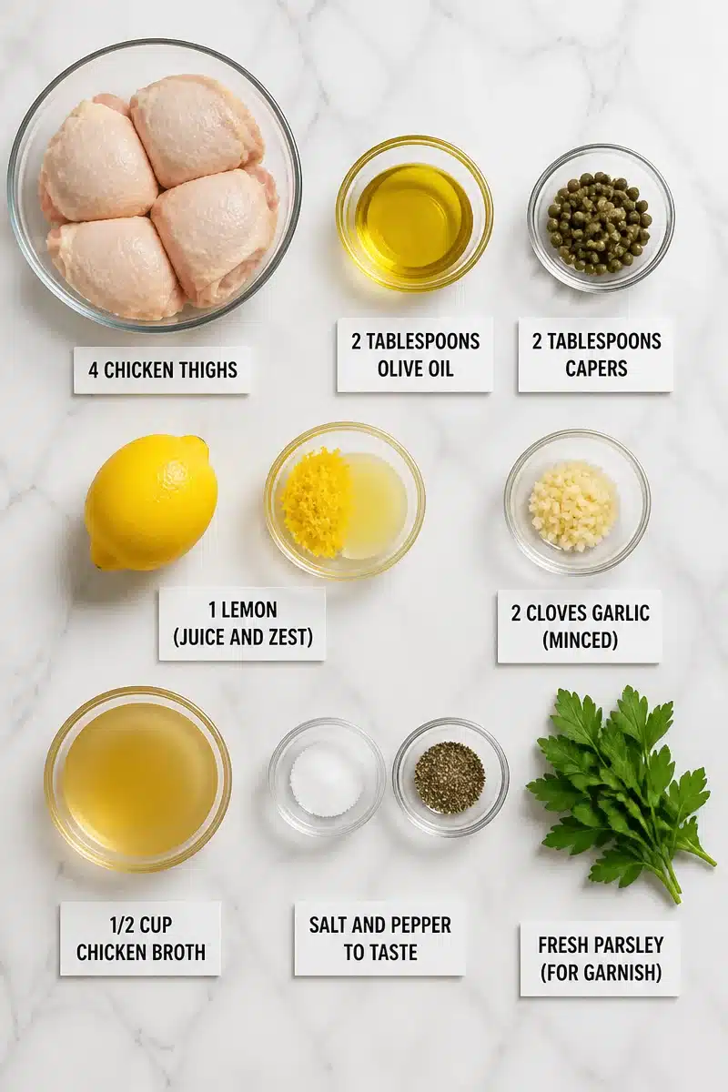 Skillet Lemon Caper Chicken Thigh Recipes skillet lemon caper chicken thigh recipes 2026 06 30 230605 3