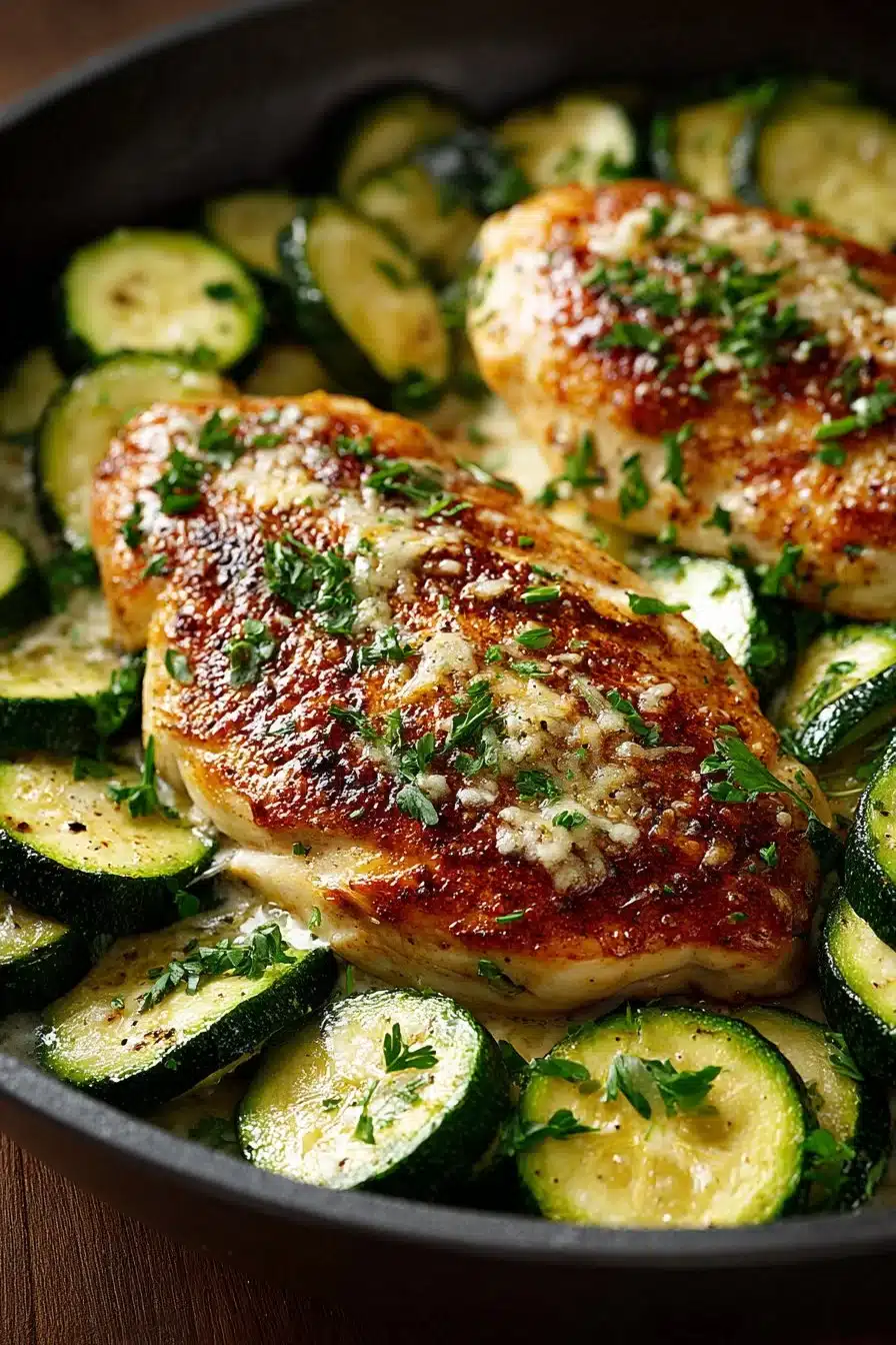 Skillet Parmesan Chicken Zucchini skillet parmesan chicken zucchini 2026 06 04 035749