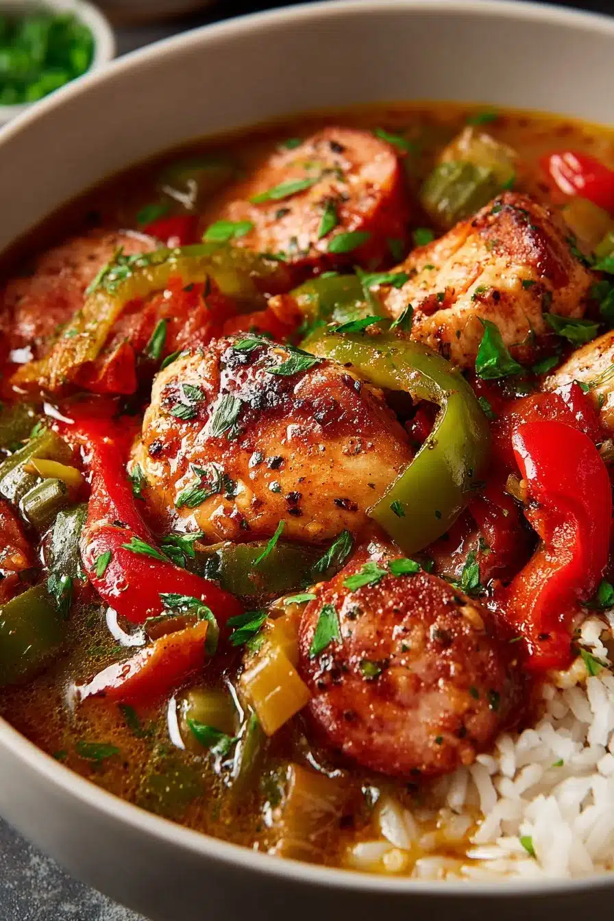 Slow Cooker Chicken and Sausage Gumbo slow cooker chicken and sausage gumbo 2026 06 11 022713