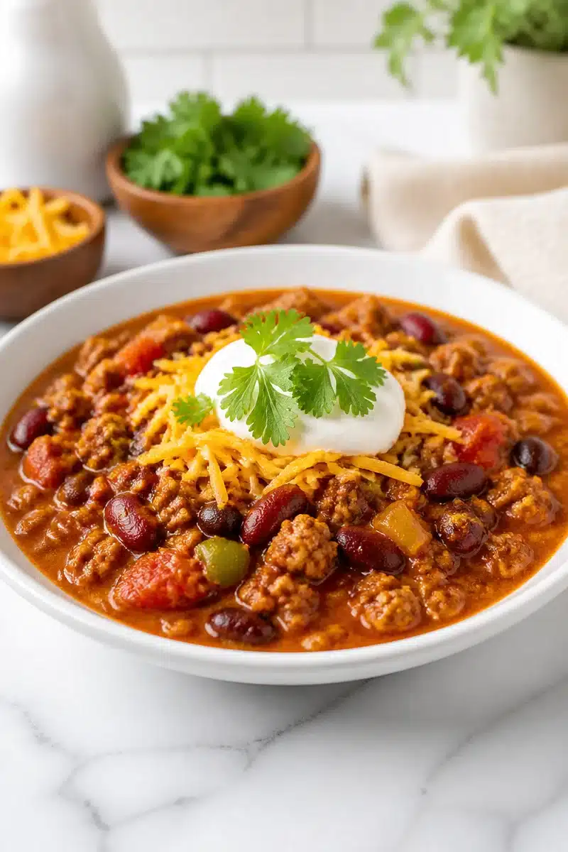 Slow Cooker Healthy Turkey Pumpkin Chili slow cooker healthy turkey pumpkin chili 2026 06 23 045658