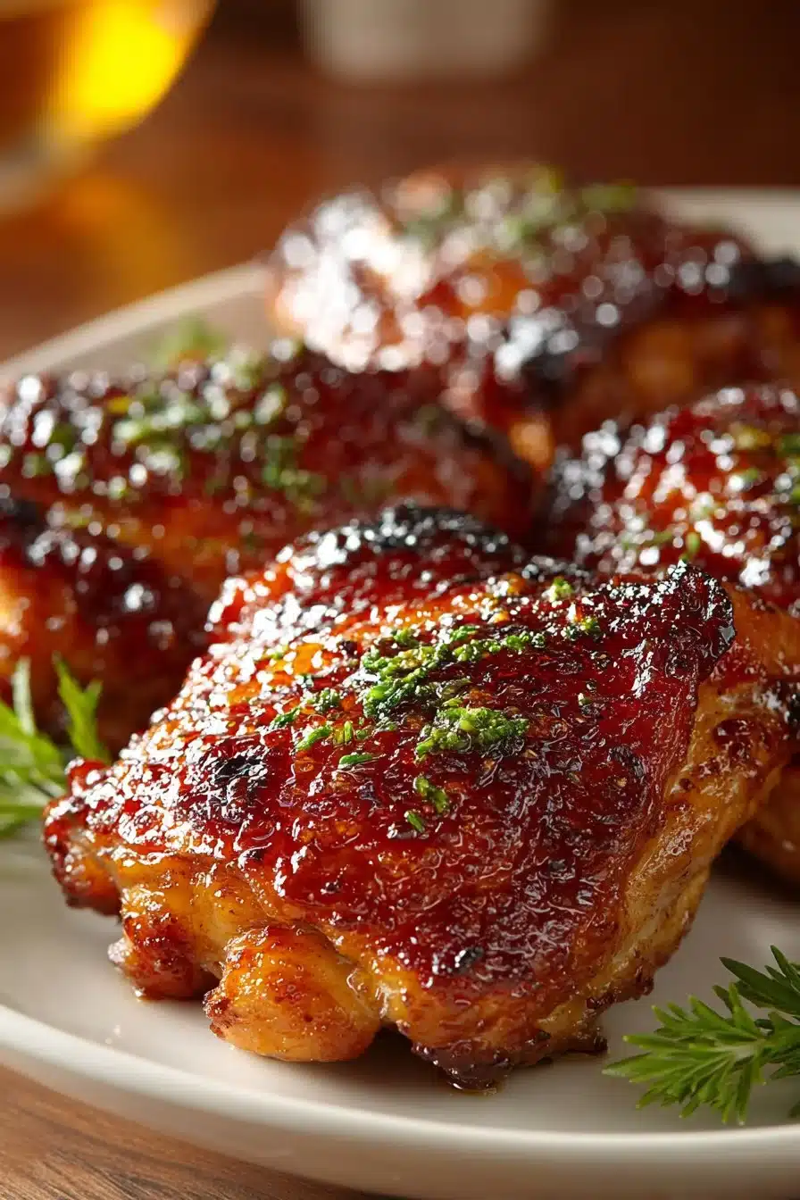 Slow Smoked Maple Bourbon Chicken Thighs slow smoked maple bourbon chicken thighs 2026 06 05 045629