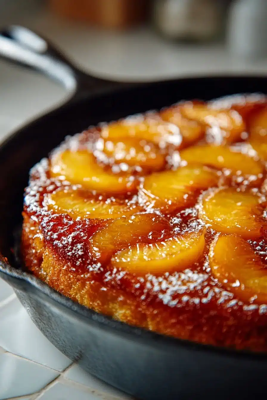 Southern Style Skillet Peach Upside Down Cake southern style skillet peach upside down cake 2026 06 03 033550 2