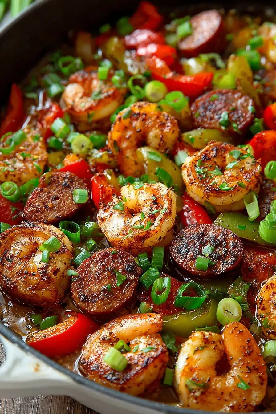 spicy cajun skillet shrimp and sausage 2026 06 10 023650