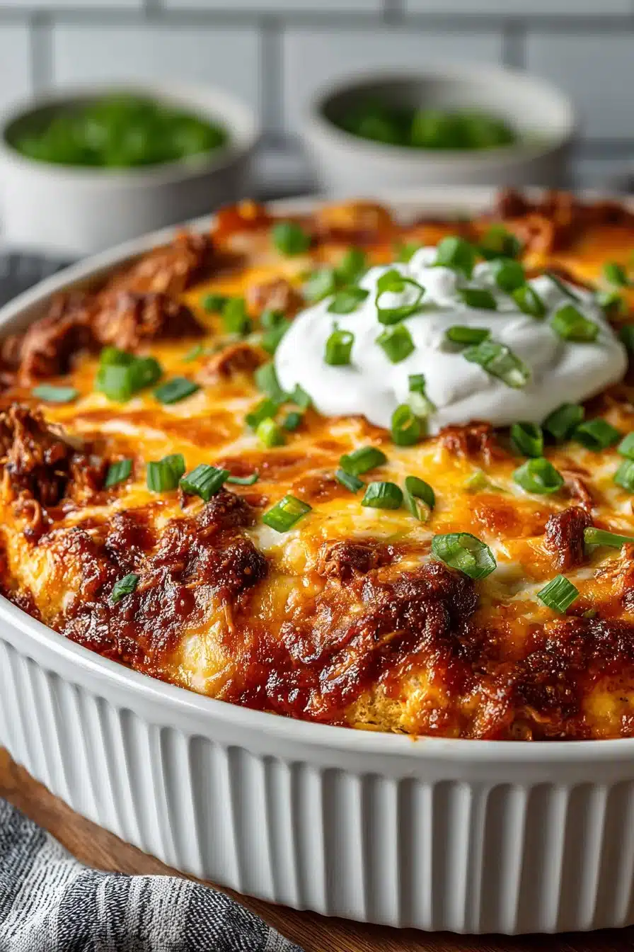 Spicy Chicken Taco Bake Casserole with Tortillas spicy chicken taco bake casserole with tortillas 2026 06 07 043746 2