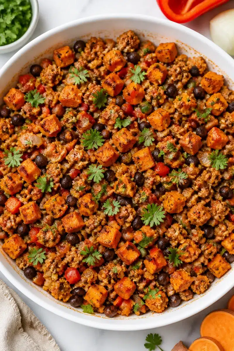 Spicy Ground Turkey And Sweet Potato Skillet spicy ground turkey and sweet potato skillet 2026 06 26 212814 2