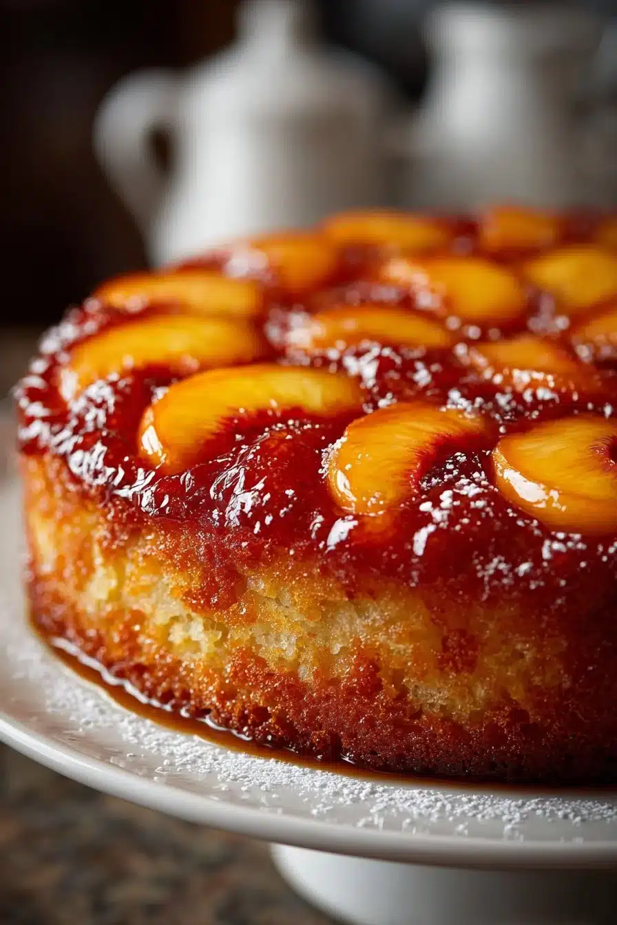 Sunday Dinner Upside Down Peach Cake sunday dinner upside down peach cake 2026 06 10 024708