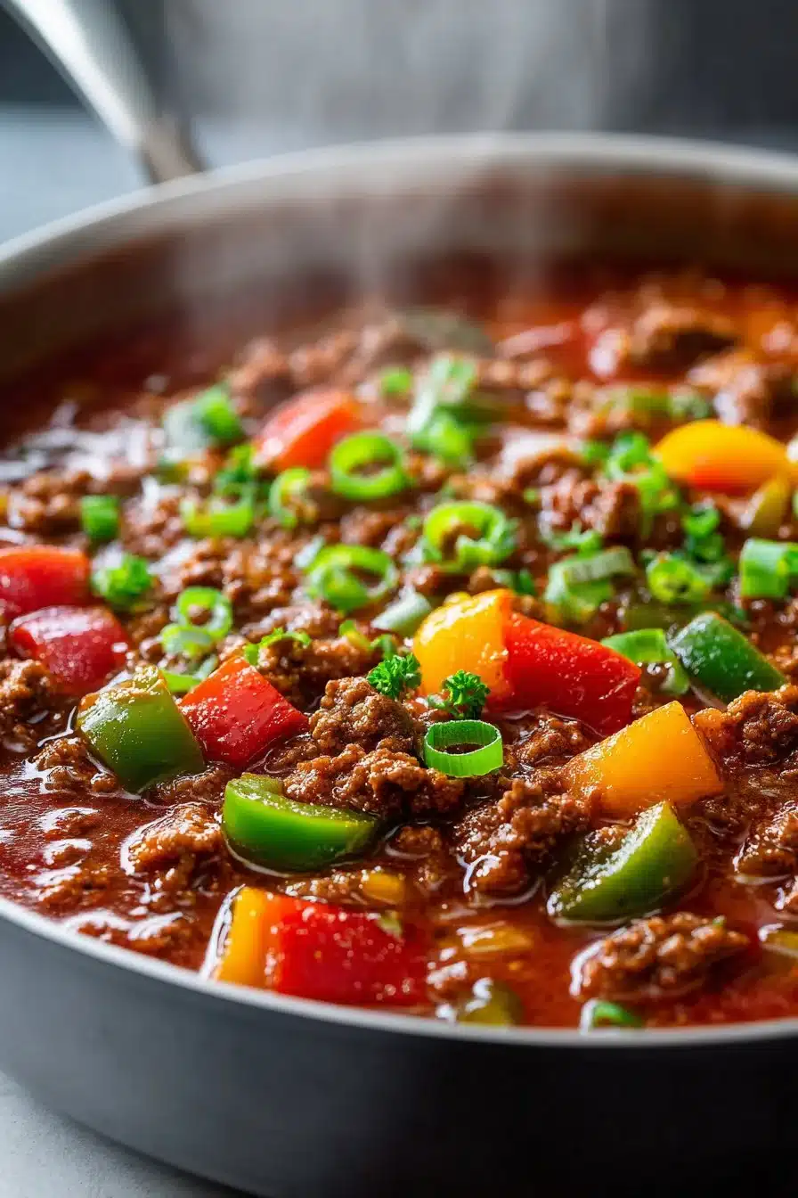 Unstuffed Bell Pepper Casserole Skillet unstuffed bell pepper casserole skillet 2026 06 07 044353