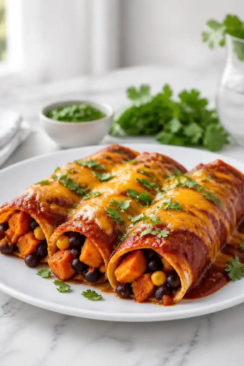Vegetarian Sweet Potato Black Bean Enchilada vegetarian sweet potato black bean enchilada 2026 06 20 153648