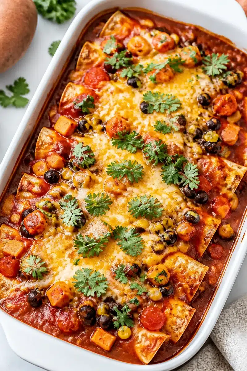 Vegetarian Sweet Potato Black Bean Enchilada vegetarian sweet potato black bean enchilada 2026 06 20 153720 2