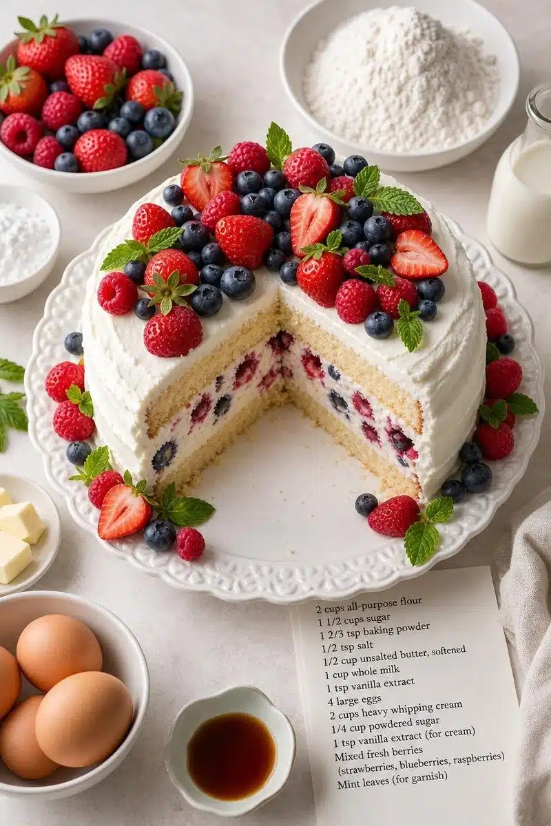 Vintage Fresh Berry Chantilly Cake vintage fresh berry chantilly cake 2026 06 15 180806