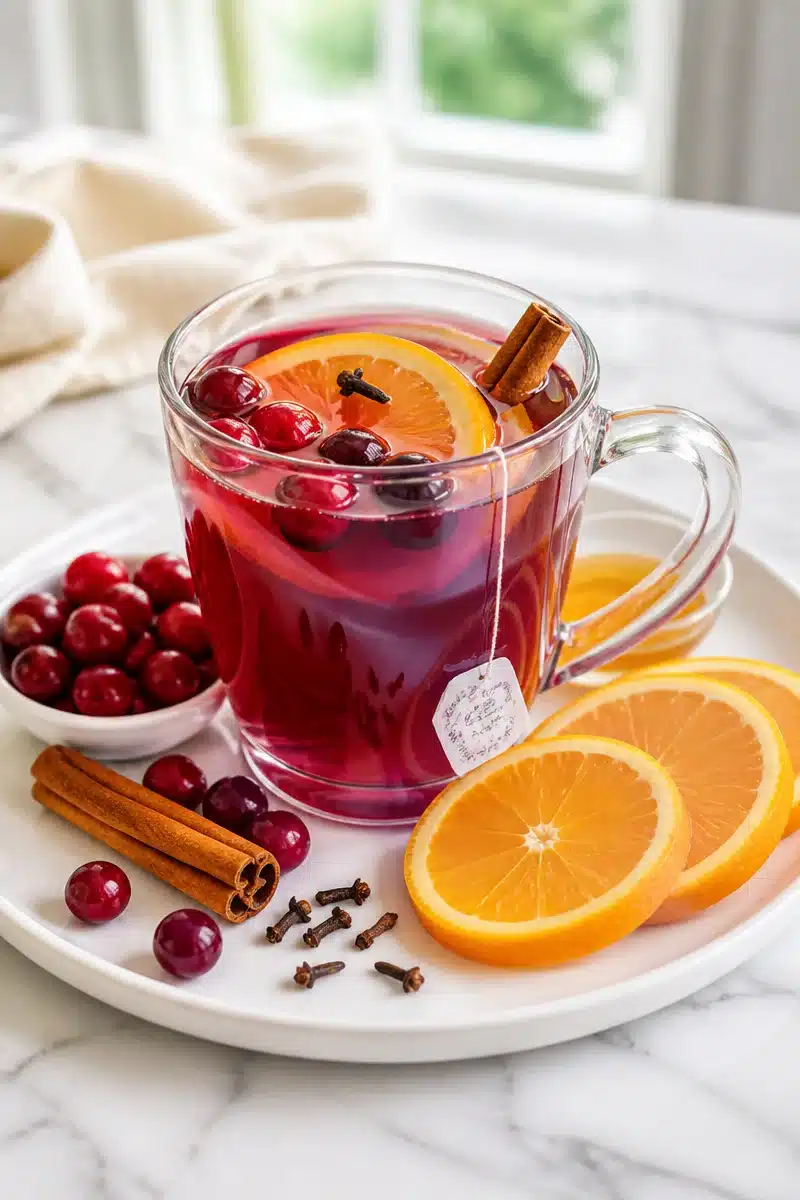 Warm Spiced Cranberry Orange Herbal Tea warm spiced cranberry orange herbal tea 2026 06 28 022012