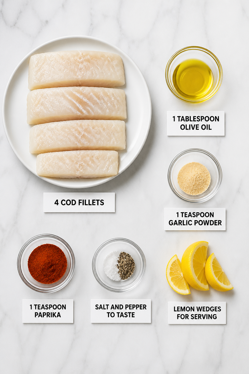 Air Fryer Cod Fillet Recipe