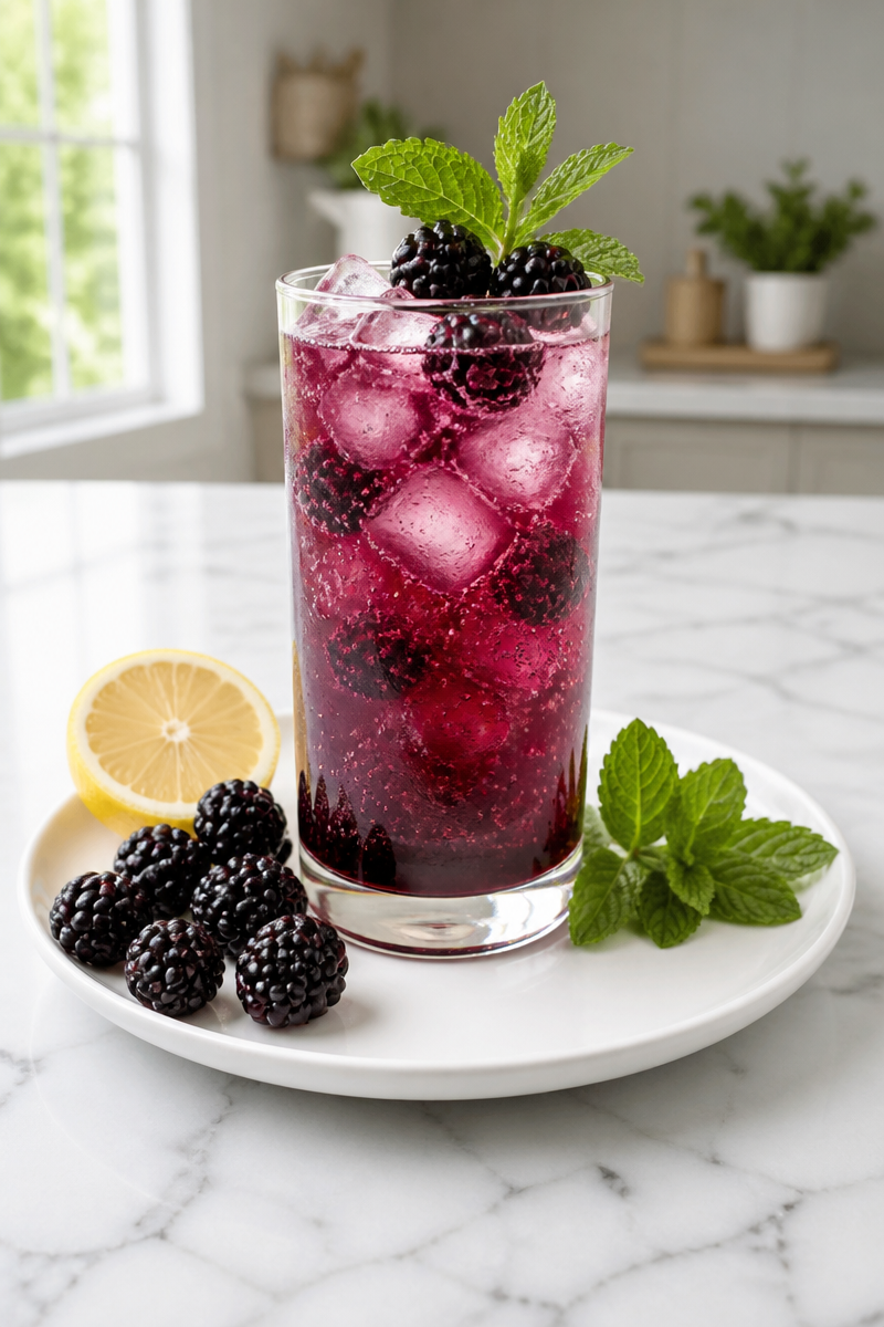 Alcohol Free Blackberry Magic Potion Halloween Cocktail Alcohol Free Blackberry Magic Potion Halloween Cocktail