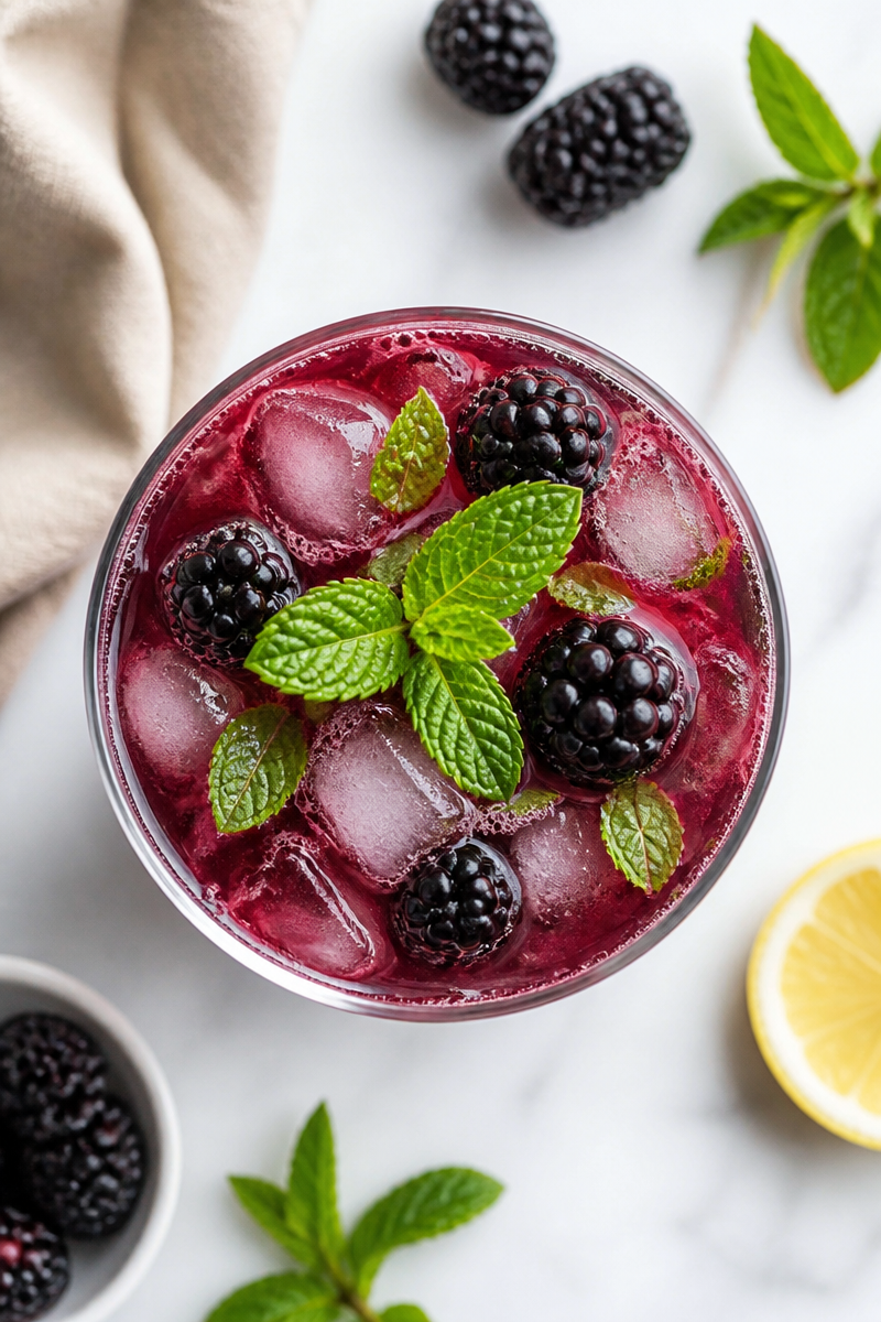 Alcohol Free Blackberry Magic Potion Halloween Cocktail Alcohol Free Blackberry Magic Potion Halloween Cocktail