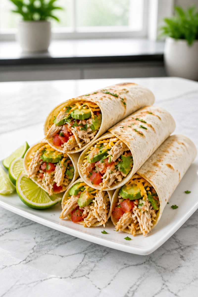 Authentic Chicken Soft Taco with Pico de Gallo Authentic Chicken Soft Taco with Pico de Gallo