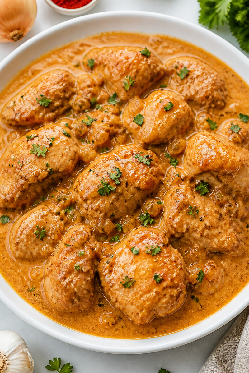 Authentic Creamy Hungarian Chicken Paprikash Dinner Authentic Creamy Hungarian Chicken Paprikash Dinner