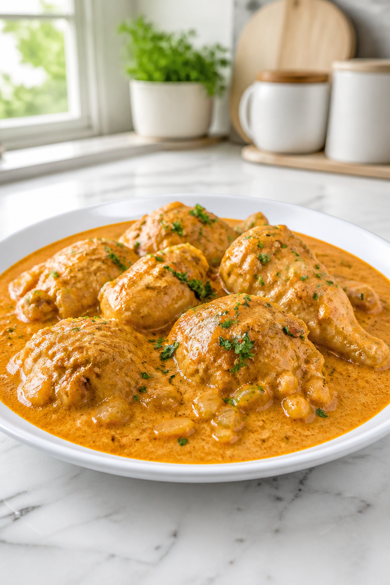 Authentic Creamy Hungarian Chicken Paprikash Dinner Authentic Creamy Hungarian Chicken Paprikash Dinner