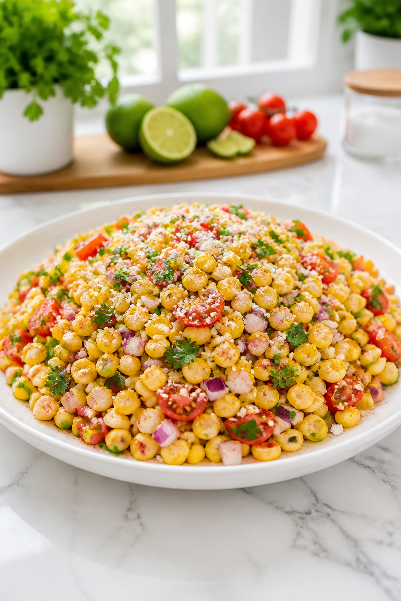 Authentic Mexican Street Style Corn Salad Authentic Mexican Street Style Corn Salad
